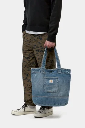 Borsa tote in denim