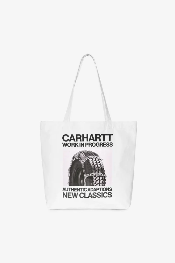 Borsa tote in tela con grafica Borsa tote in tela con grafica