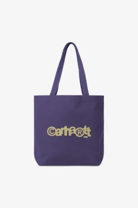 Borsa tote in tela con grafica