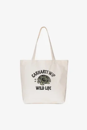 Borsa tote in tela con grafica