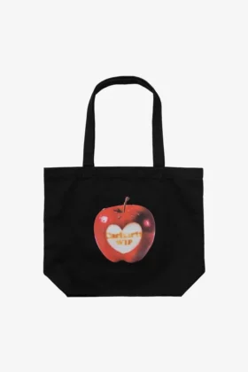 Borsa tote in tela con grafica