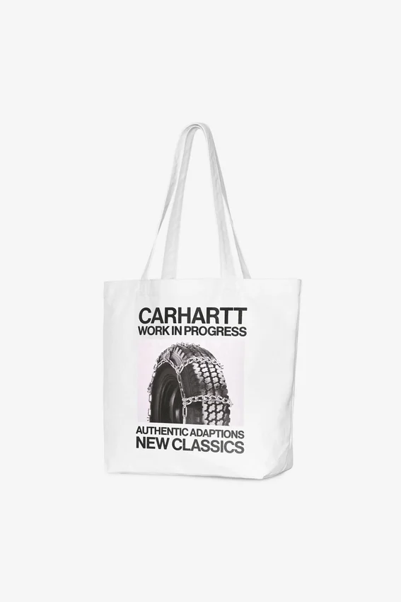 Borsa tote in tela con grafica Borsa tote in tela con grafica