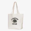 Borsa tote in tela con grafica Borsa tote in tela con grafica