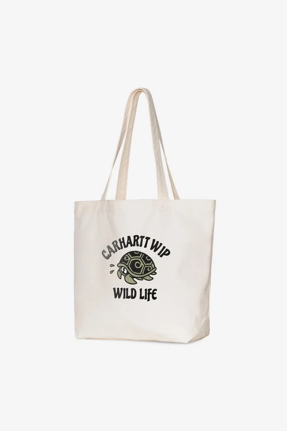 Borsa tote in tela con grafica Borsa tote in tela con grafica