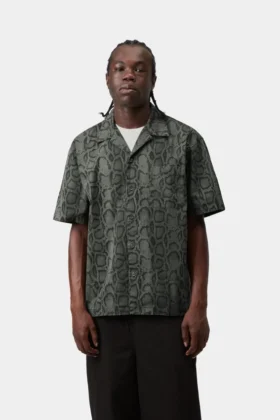 Camicia a maniche corte Snake Camo