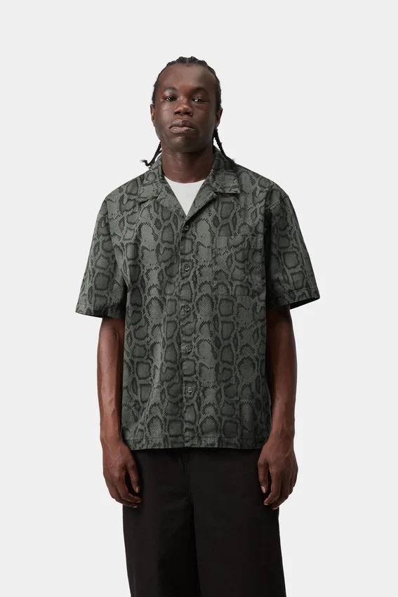 Camicia a maniche corte Snake Camo Camicia a maniche corte Snake Camo