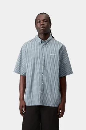 Camicia a quadri Groff a maniche corte