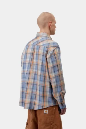 Camicia a quadri tipo tunica