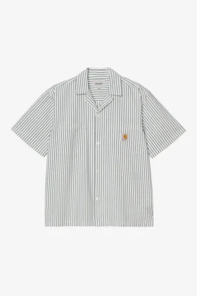 Camicia a righe Leavel a maniche corte