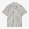 Camicia a righe Leavel a maniche corte