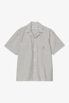 Camicia a righe Leavel a maniche corte Camicia a righe Leavel a maniche corte