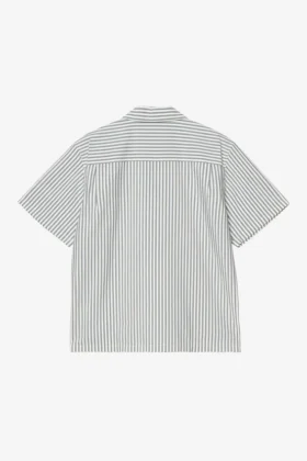 Camicia a righe Leavel a maniche corte