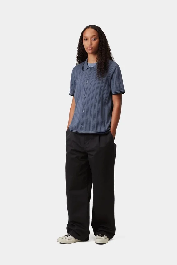 Camicia da donna a maniche corte in maglia Ramsey in pantaloncini Camicia da donna a maniche corte in maglia Ramsey in pantaloncini
