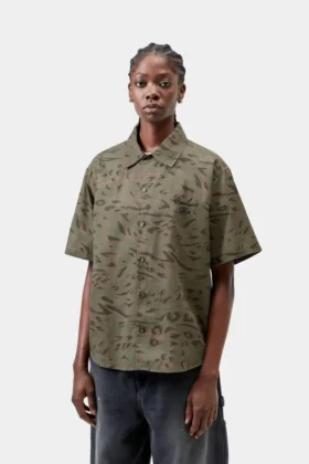 Camicia da donna a maniche corte Travon in pantaloncini
