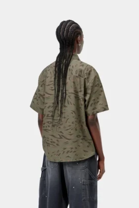 Camicia da donna a maniche corte Travon in pantaloncini