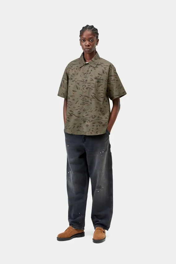Camicia da donna a maniche corte Travon in pantaloncini Camicia da donna a maniche corte Travon in pantaloncini