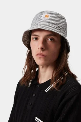 Cappello a secchiello a righe Mercer