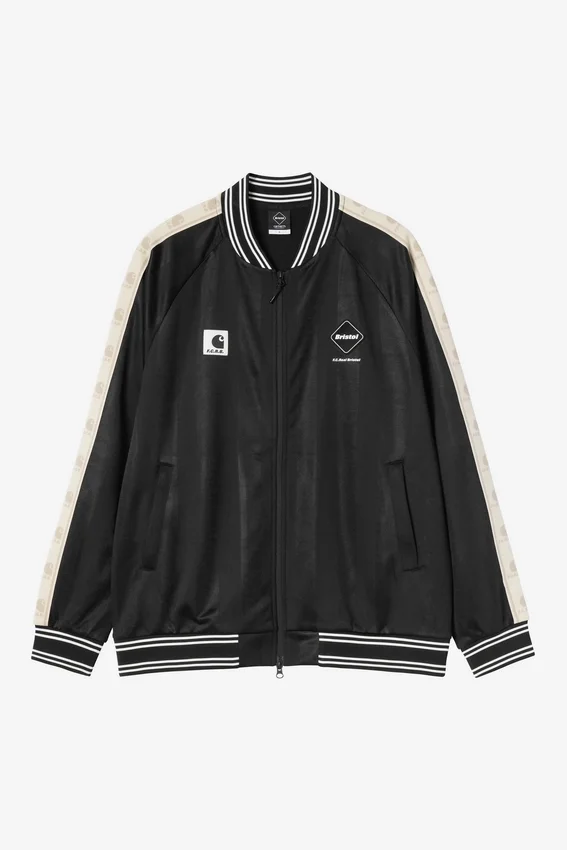 F.C.Real Bristol x Carhartt WIP Blouson in jersey da track varsity F.C.Real Bristol x Carhartt WIP Blouson in jersey da track varsity