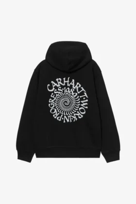 Felpa con cappuccio Spiral