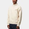 Felpa con mezza zip e scritta in stile American Script Felpa con mezza zip e scritta in stile American Script