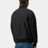 Felpa con mezza zip e scritta in stile American Script Felpa con mezza zip e scritta in stile American Script