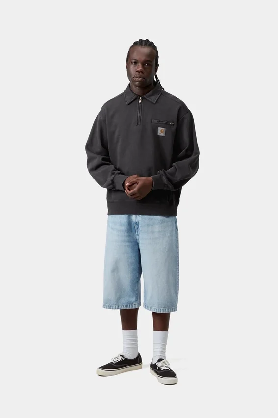 Felpa Detroit con mezza zip Felpa Detroit con mezza zip