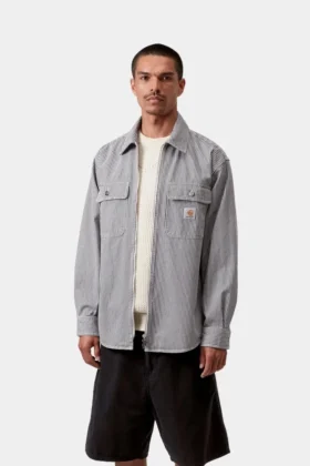Giacca camicia a righe Mercer