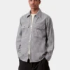 Giacca camicia a righe Mercer Giacca camicia a righe Mercer