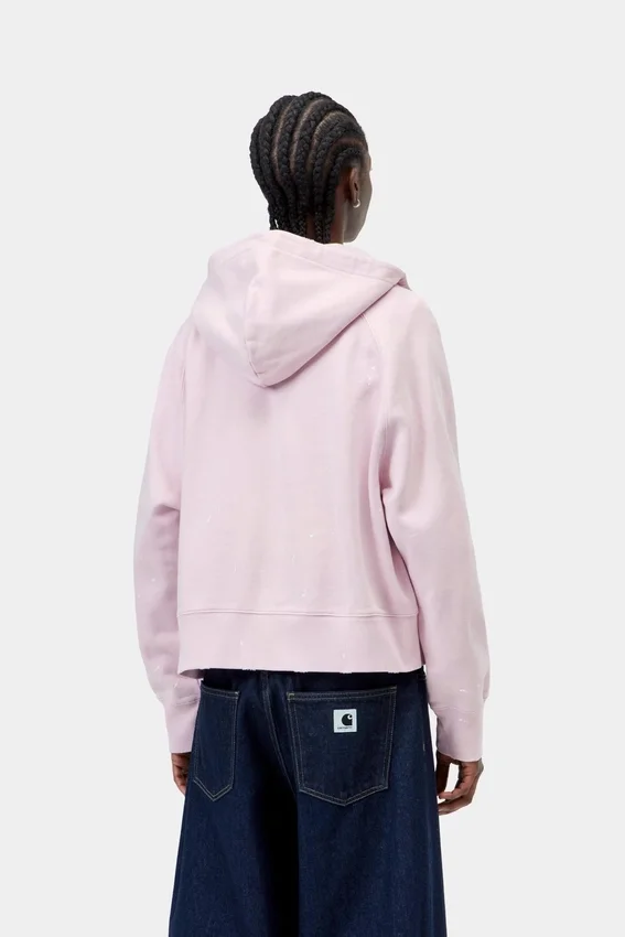 Giacca da pittore con cappuccio da donna Giacca da pittore con cappuccio da donna