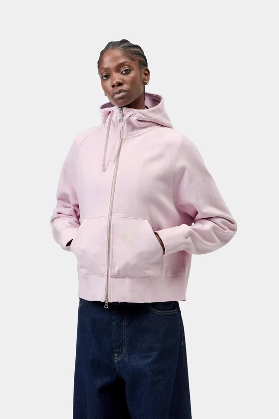Giacca da pittore con cappuccio da donna Giacca da pittore con cappuccio da donna