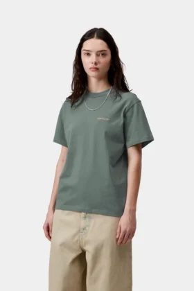 Maglietta da donna con ricamo Script