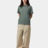 Maglietta da donna con ricamo Script Maglietta da donna con ricamo Script