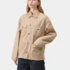 Michigan Coat da donna (primavera) – Tela color pietra Michigan Coat da donna (primavera) – Tela color pietra