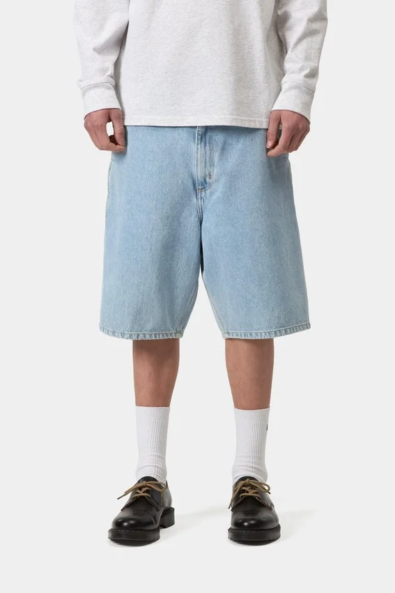 Pantaloncini con rinforzo su un solo ginocchio – Denim Pantaloncini con rinforzo su un solo ginocchio – Denim