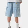 Pantaloncini con rinforzo su un solo ginocchio – Denim Pantaloncini con rinforzo su un solo ginocchio – Denim