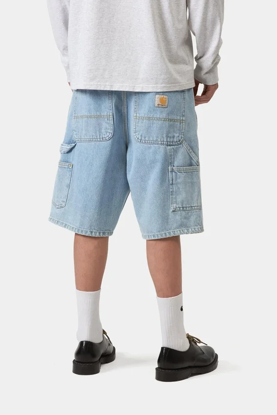 Pantaloncini con rinforzo su un solo ginocchio – Denim Pantaloncini con rinforzo su un solo ginocchio – Denim