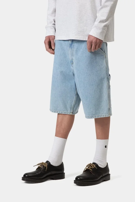 Pantaloncini con rinforzo su un solo ginocchio – Denim Pantaloncini con rinforzo su un solo ginocchio – Denim