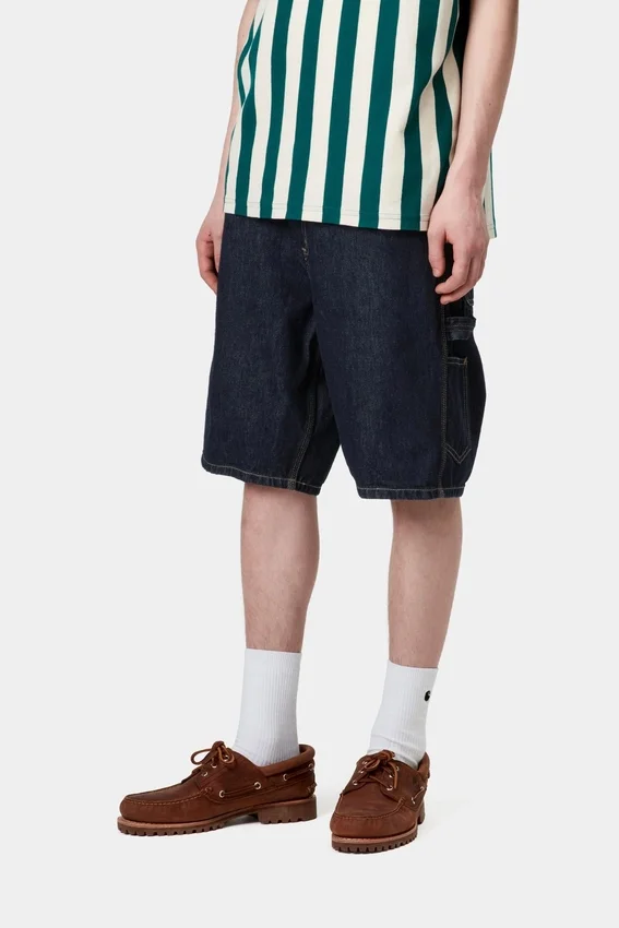 Pantaloncini con rinforzo su un solo ginocchio – Denim Pantaloncini con rinforzo su un solo ginocchio – Denim