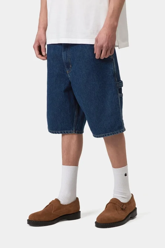 Pantaloncini con rinforzo su un solo ginocchio – Denim Pantaloncini con rinforzo su un solo ginocchio – Denim