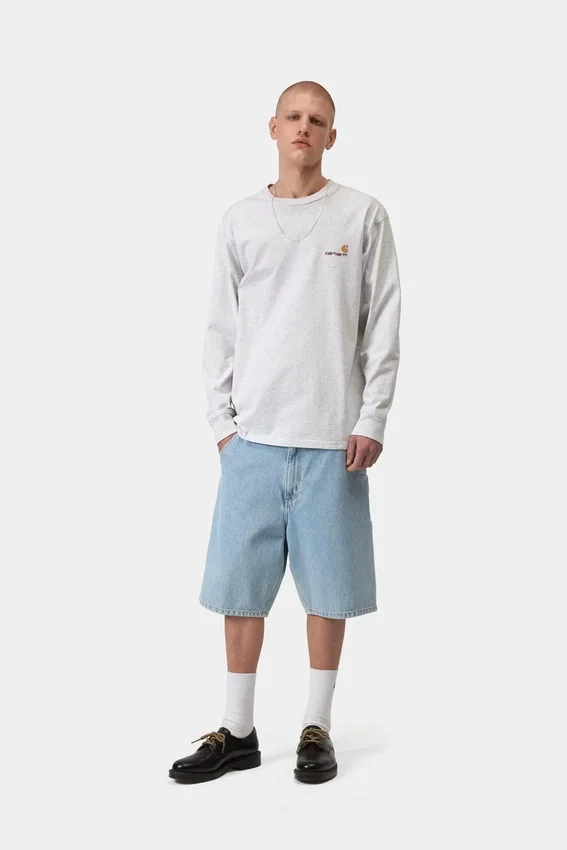 Pantaloncini con rinforzo su un solo ginocchio – Denim Pantaloncini con rinforzo su un solo ginocchio – Denim