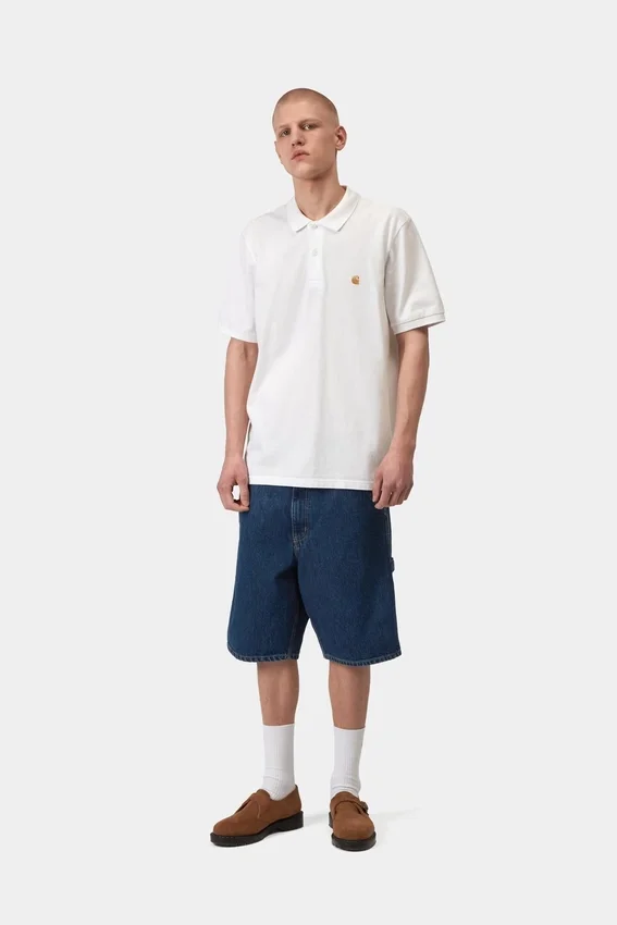 Pantaloncini con rinforzo su un solo ginocchio – Denim Pantaloncini con rinforzo su un solo ginocchio – Denim