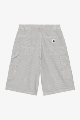Pantaloncini da donna Mercer a righe con ginocchia singole Pantaloncini da donna Mercer a righe con ginocchia singole