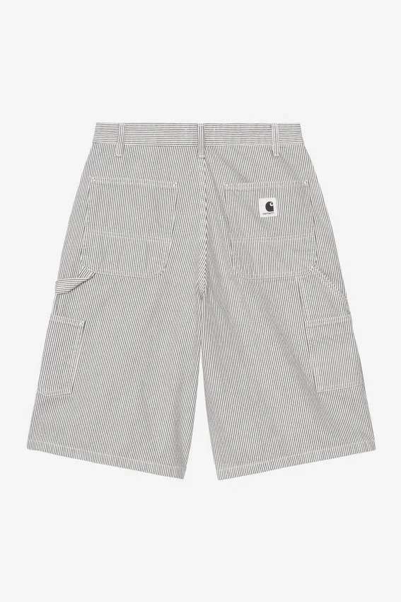 Pantaloncini da donna Mercer a righe con ginocchia singole Pantaloncini da donna Mercer a righe con ginocchia singole