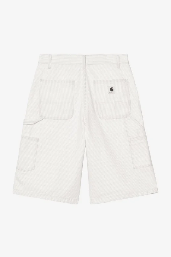 Pantaloncini da donna Mercer a righe con ginocchia singole Pantaloncini da donna Mercer a righe con ginocchia singole