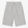 Pantaloncini da donna Mercer a righe con ginocchia singole Pantaloncini da donna Mercer a righe con ginocchia singole