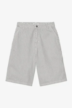 Pantaloncini da donna Mercer a righe con ginocchia singole Pantaloncini da donna Mercer a righe con ginocchia singole