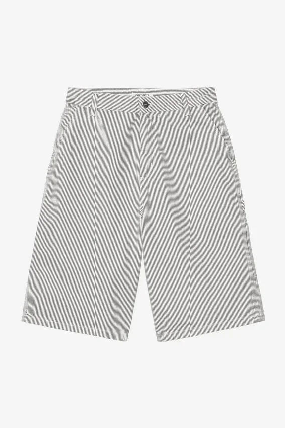 Pantaloncini da donna Mercer a righe con ginocchia singole Pantaloncini da donna Mercer a righe con ginocchia singole