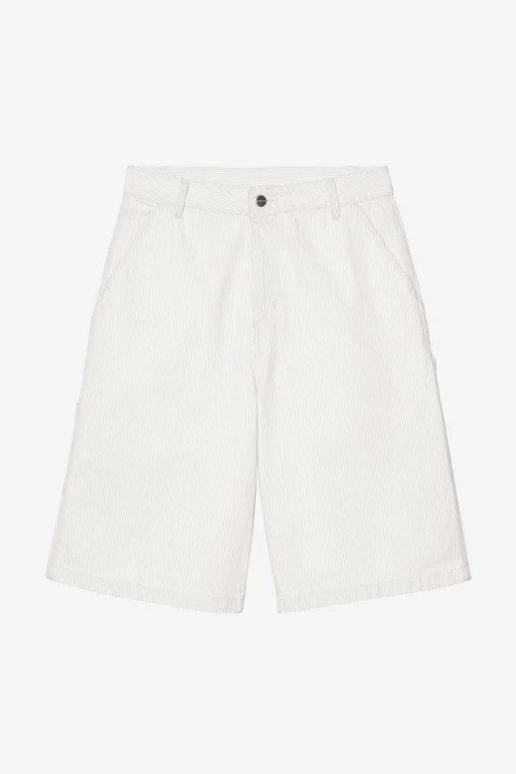 Pantaloncini da donna Mercer a righe con ginocchia singole Pantaloncini da donna Mercer a righe con ginocchia singole