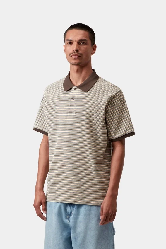 Polo a maniche corte Dion Stripe Polo a maniche corte Dion Stripe