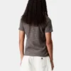 Polo a maniche corte Dion Stripe per donne in pantaloncini Polo a maniche corte Dion Stripe per donne in pantaloncini